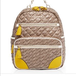 MZ Wallace Crosby Backpack -SM- Yellow Logo - NWT